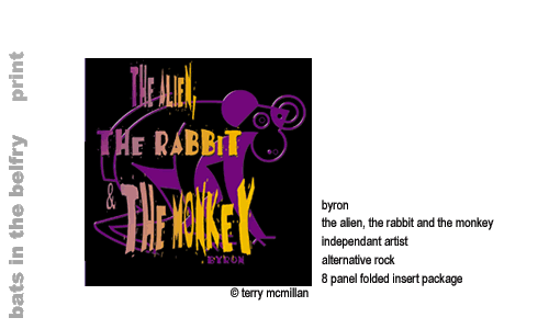 byron:the alien the rabbit and the monkey-independant artist alternative rock