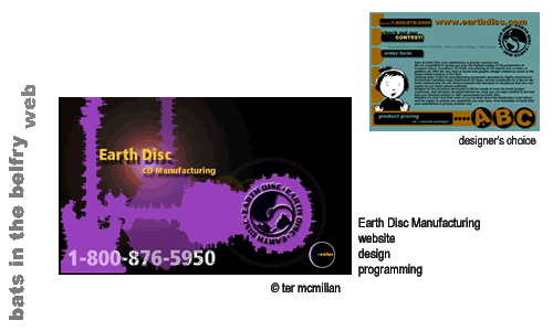 earth disc manufacturing website design