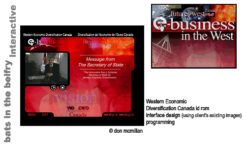 western economic diversification canada idrom screen shots